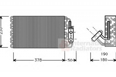 VAN WEZEL 3000v001 -  Испаритель, кондиционер